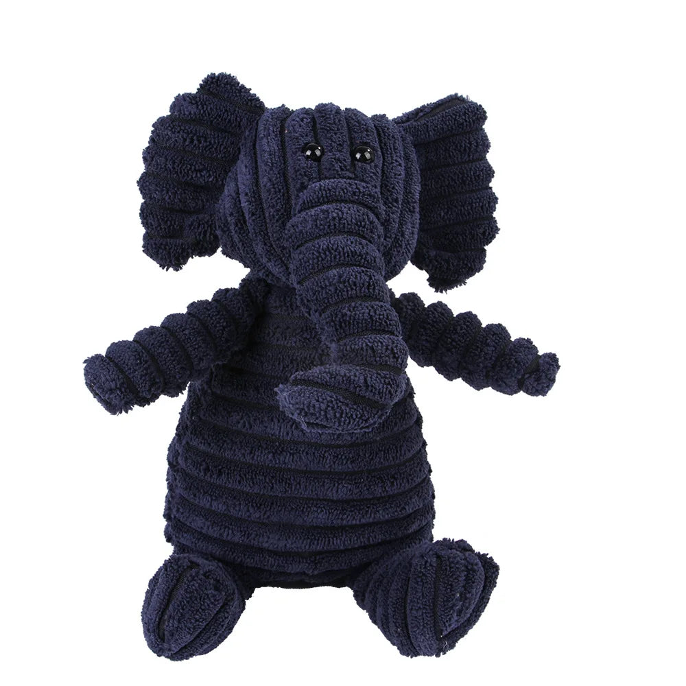 Elsie the Elephant, squeaky plush dog toy