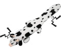 Clover the Cow, no-stuffing crinkle plush dog toy