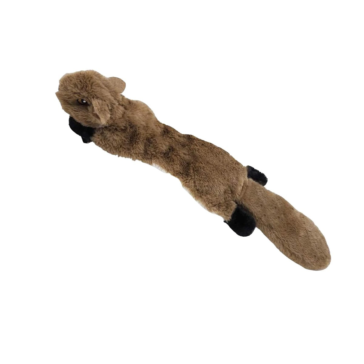 Scout the Squirrel, no-stuffing crinkle plush dog toy
